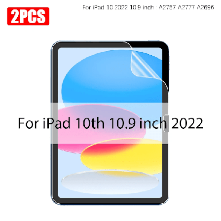 2 st Pappersliknande Skärmskydd för Ipad 10 10:e Pro 13 M4 12.9 2025, Ipad Air 11 5 4 M3 M2 A16 9:e Generationen Mini 6 7