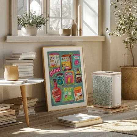 Colorful Cereal Chart Poster 50x70 cm