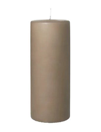 Church Pillar Candle Beige Broste Copenhagen