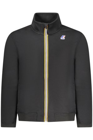 K-way Felpa Con Zip Uomo Nero