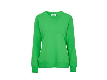 Cottover Sweatshirt Crew Neck dam grön L - Lyreco - Arbetskläder - Arbetströjor - Sweatshirts och koftor