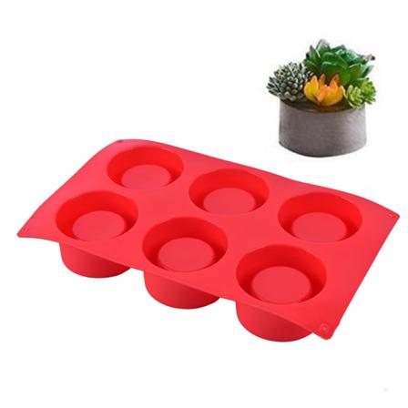 6 Hål Betongformar Molds Suckulenter S Pot Form