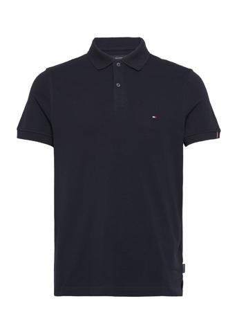Rwb Tape Placket Regular Polo Polos Short-sleeved Sort Tommy Hilfiger