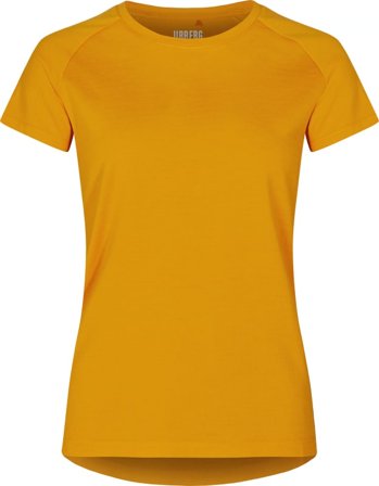 Urberg Lyngen Merino T-shirt Women's Women short-sleeved sweaters Yellow XL