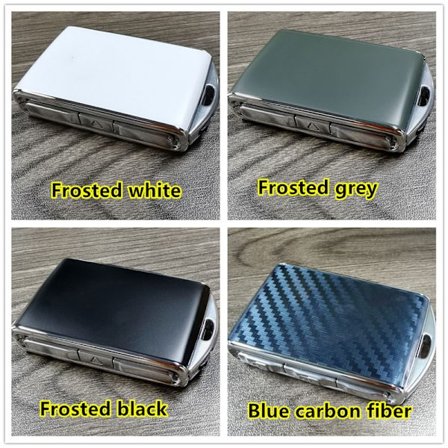 Metallram i zinklegering för Volvo Polestar 1 bil, Polestar 2, fjärrkontroll, reparationsmodifiering, nyckelskal, FOB-utbyte