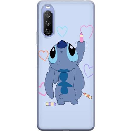 Sony Xperia 10 III Genomskinligt Skal Stitch rita