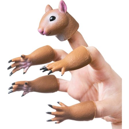 Orava Käsinukke Orava Hienot Lelut Sorminukke Rekvisiitta Anima