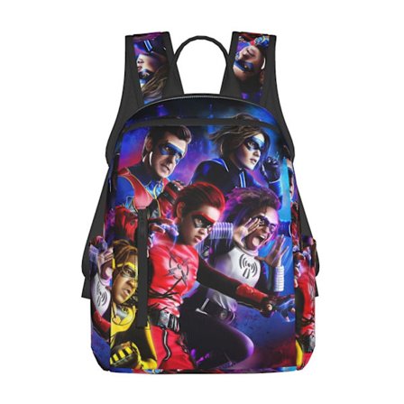 Danger Force Lättviktig Ryggsäck Student Bokväska Skolväska Portfölj Dagsryggsäck Unisex Knapsack Rucksack För Barn Tonåringar Vuxen