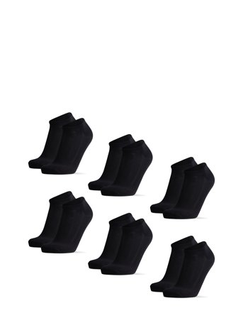 Low-Cut Bamboo Dress Socks 6-Pack Black Danish Endurance