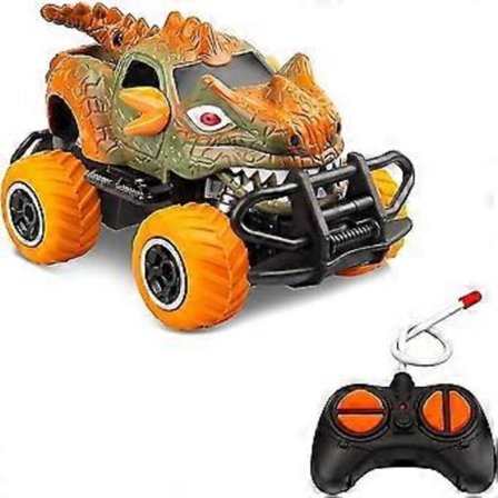 Leke fireveis trådløs fjernkontroll offroad bilmodell barneleketøybil (oransje farge)