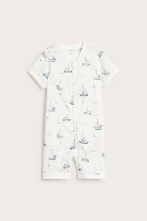 Newbie | Piżama w żaglówki Offwhite 62 | Offwhite