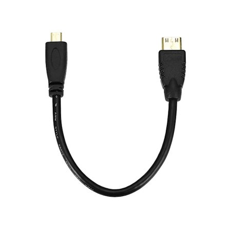 0,3 m / 1 m / 1,8 m Kirkas 1080P Mini - Micro HDMI-yhteensopiva urosmuunninkaapeli HDTV:lle