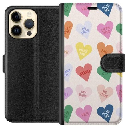 Yhteensopiva Lompakkokotelo Apple Apple iPhone 15 Pro Max Karkkisydämet