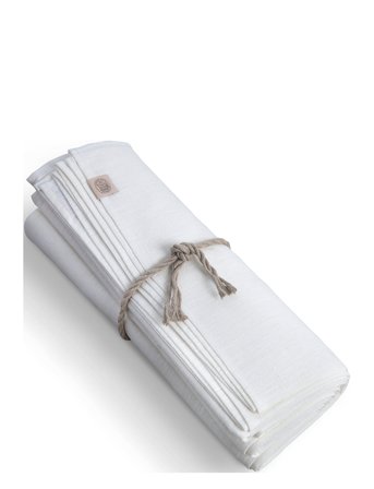 Lovely Linen Classic Tablecloth - White - 145X250CM