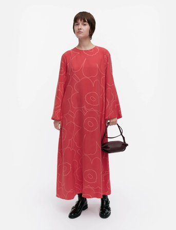 Marimekko Fluidi Piirto Unikko - Red - 34