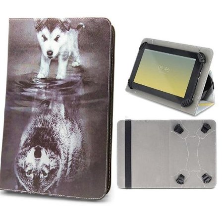 Universell Flip Fodral till 9-10.2" Surfplattor - Little Wolf