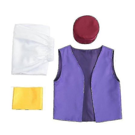 Halloween Vuxen Fantasy Mytisk Prins Aladdin Tusen och en natt Anime Cosplay Komplett Kostym, Party Herr Cos-lingling}