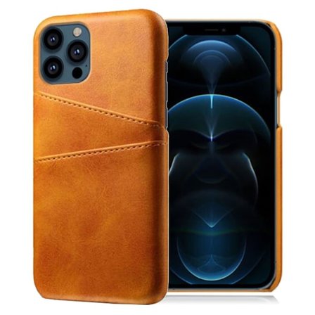 iPhone 13 Pro Max skal med korthållare - Orange