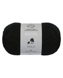 Garn Viola Schwarz - Novita