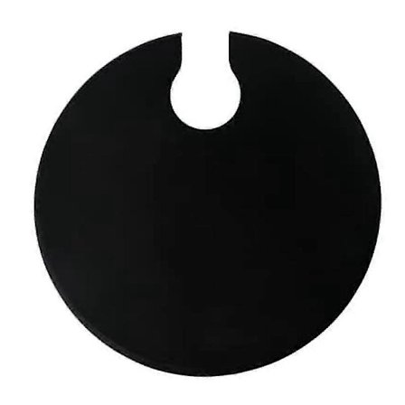 1 st Silikonlock - Passar upp till 10,5 tums kastruller - Kompatibel för Sous Vide Precisionskokare Svart