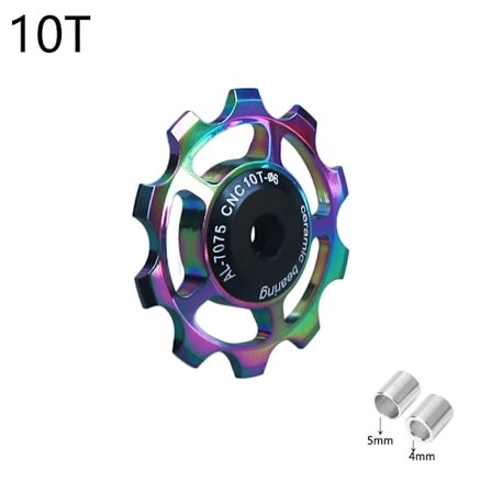 Växelhjul i aluminiumlegering för cykel, 10-17T, för mountainbike, hjul, lageruppsättning, reservdelar - färg