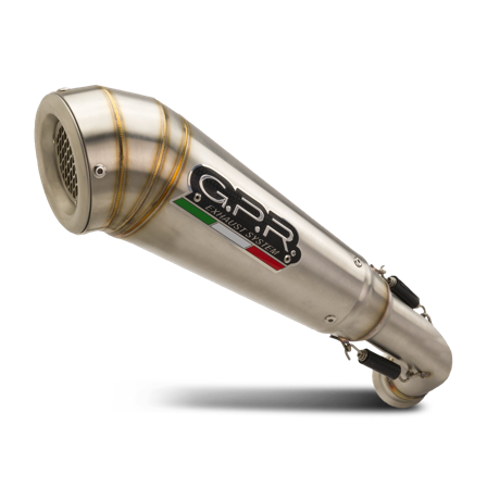 Slip-On G.P.R. M3 Inox Børstet Rustfritt Stål - Husqvarna Svartpilen 401 2021-2023