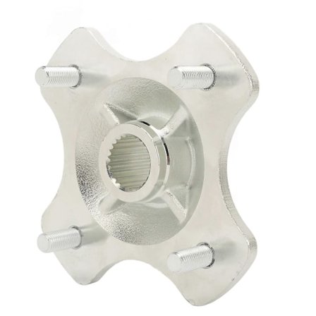 24T Go Kart Bakhjulsnav Stål Legering 4 Bult Styraxelnav för 125cc 150cc 200cc Fyrhjuling ATV Go Kart