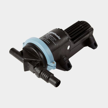 Douche afvoerpomp / elektrische bilgepomp Whale Gulper 220, 12 V, 14 l/min, 3/4" (19 mm) slang
