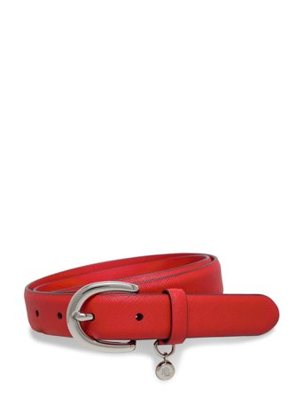Lauren Ralph Lauren | Charm Crosshatch Leather Belt | XS