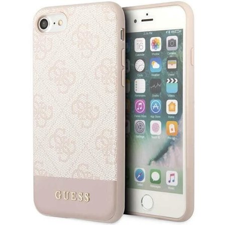 Guess GUHCI8G4GLPI iPhone 7/8/SE 2020/ 2022 rosa/rosa hardveske 4G Stripe Collection