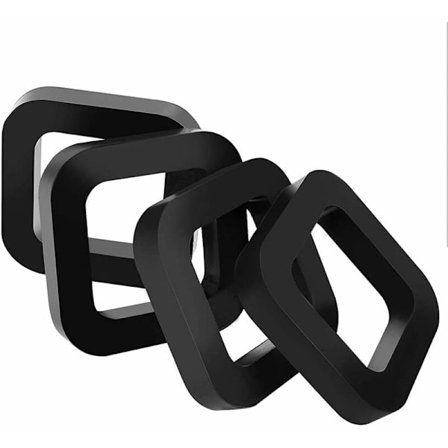 Sett med 4 justerbare kulefester, støyreduserende kobling - Egnet for tilhengerfester