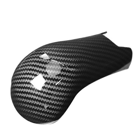 Gearskifte Knappen Cover Trim i Kulfiber Stil Passer til Honda Jazz Fit GK5 AT 2015-2018