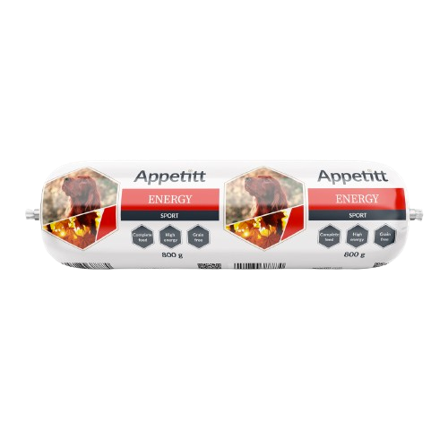 APPETITT - Pølse Energy Sport 800g - Hund - Hundefôr & hundemat - Våtfôr & våtmat - ZOO.no