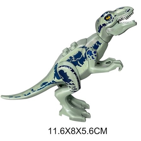 Jurassic Dino World byggeklodser: Velociraptor, T-Rex, Triceratops og Indominus Rex Legetøj