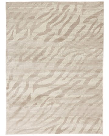 Zebra Antique 200X300 Lys Beige Dyr Teppe