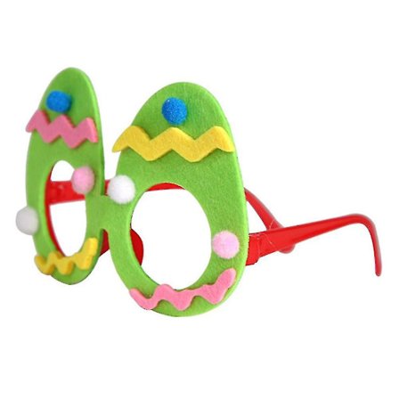 Påskebriller Kanin Egg Kylling Glitter Briller Ramme Morsom Utkledningsfest Dekor Voksne Barn Gave Z