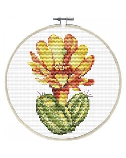 Broderikit Tavla Yellow Cactus - Needleart World