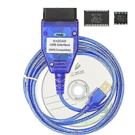 K+Can Ft232Rl -siru kytkimellä skannerille - K Dcan USB-kaapeli OBD OBD2 diagnosointiliitäntä
