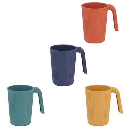 350 ml drickmuggar i plast, återanvändbara muggar för barn och vuxna, tål diskmaskin och mikrovågsugn