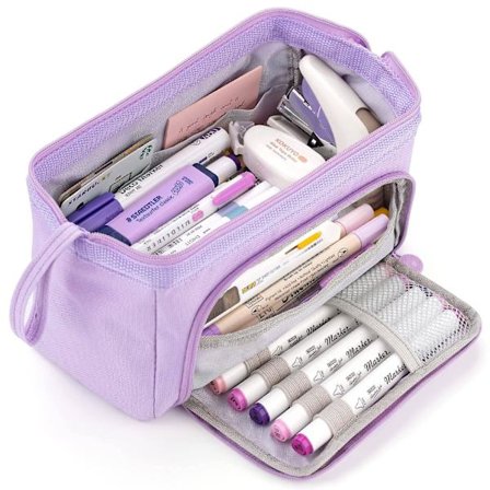 Kynäkotelo Suuri Kapasiteetti Kynäpussi Kannettava Kynäkotelo Meikki Kannettava Lahja Toimisto Koulu Teini-ikäiset Tytöt Pojat Miehet Naiset Aikuinen 