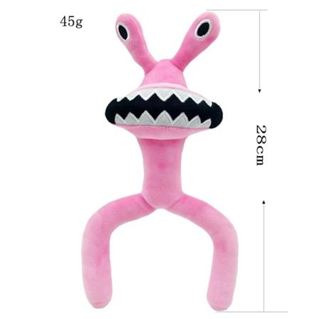 Rainbow Friends Pludset Figur Lilla 53cm Pink Festival pink 32cm