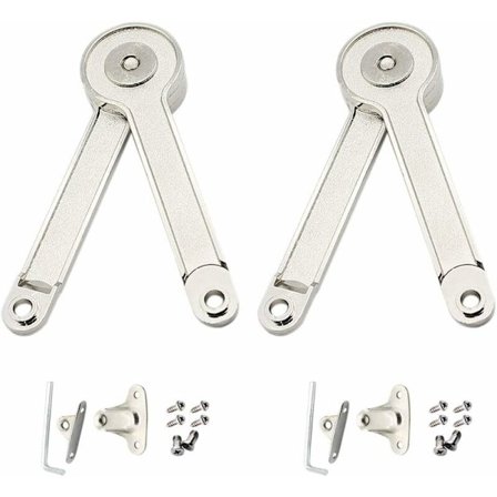 2 stk hengselstøtte justerbar demperbuffer hengsel løftestøtte hengsel lokk løft opp opphold demperbuffer