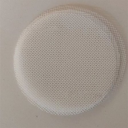 50 Stk Blomsterpotte Hull Mesh Pad Hull Skjermmatte HVIT-10CM