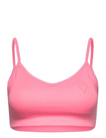 Angelica Active Bra Lingerie Bras & Tops Sports Bras - ALL Lyserød Guess Activewear