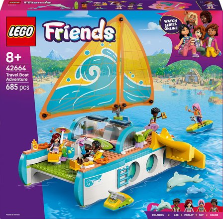Lego Friends Eventyrfyldt bådrejse Byggesæt til rolleleg 42664, Børn & Forældre, Motorik & Bevægelse, Klodser Og Stabletårne