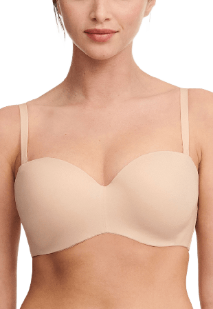 Chantelle Norah Bandeau Tshirt Bra Bh Dam Beige C80