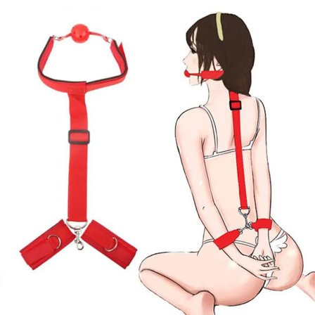 Sexleksaker BDSM Bondage för par Under säng Set Rep Handbojor Bondage SM Set Restraints Kyskhet Handleder Ankelmanschetter Sex Shop