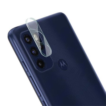 IMAK Motorola Moto G60S skärmskydd i härdat glas + linsskydd i akryl