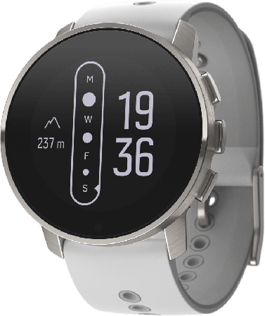 Suunto 9 Peak Titanium fitness watches White 43 mm