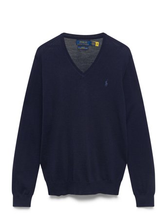 Polo Ralph Lauren | Slim Fit Washable Wool V-Neck Sweater | M